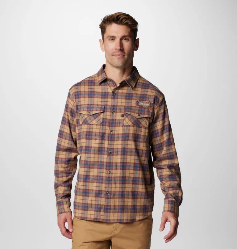 Columbia Columbia Men's PHG Roughtail  Stretch Flannel Long Sleeve Shirt-
