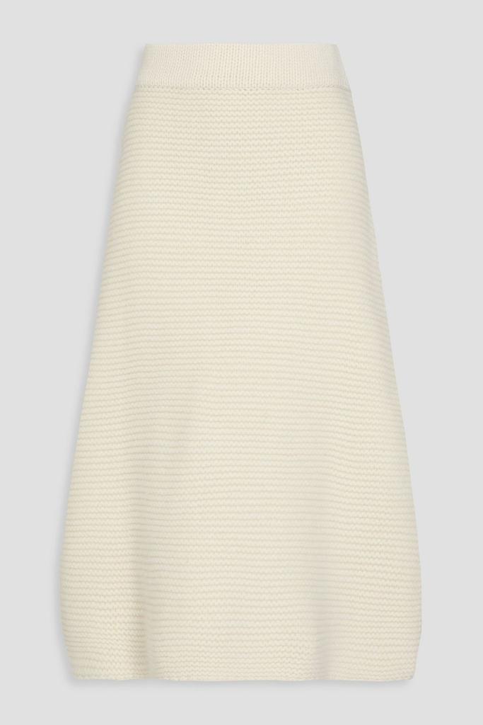 Le 17 Septembre Ribbed wool midi skirt