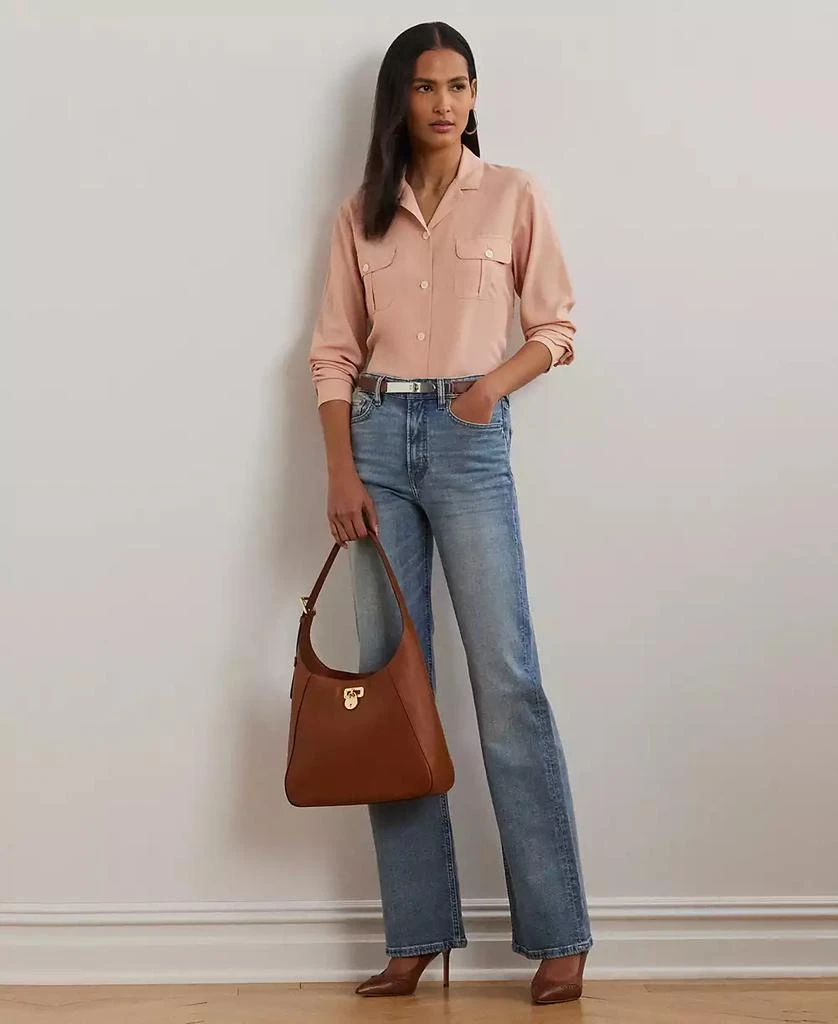 Ralph Lauren Women
s Relaxed-Fit Crepe Shirt 3