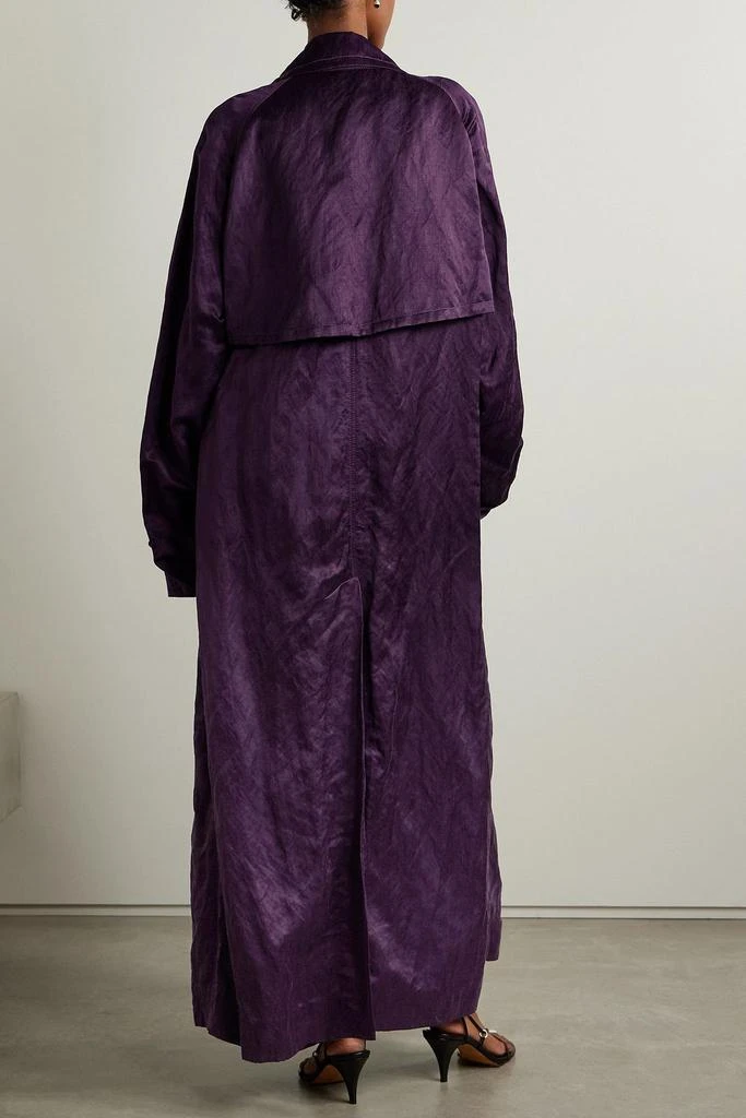 Jason Wu Crinkled-sateen trench coat 3