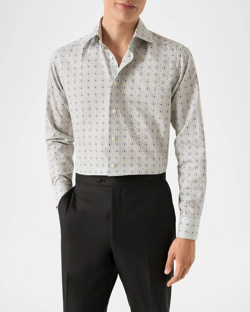 Eton Men's Signature Cotton Tencel Medallion Contemporary-Fit Dress Shirt - Shirts - BeyondStyle Eton Men's Signature Cotton Tencel Medallion Contemporary-Fit Dress Shirt - Shirts - BeyondStyle