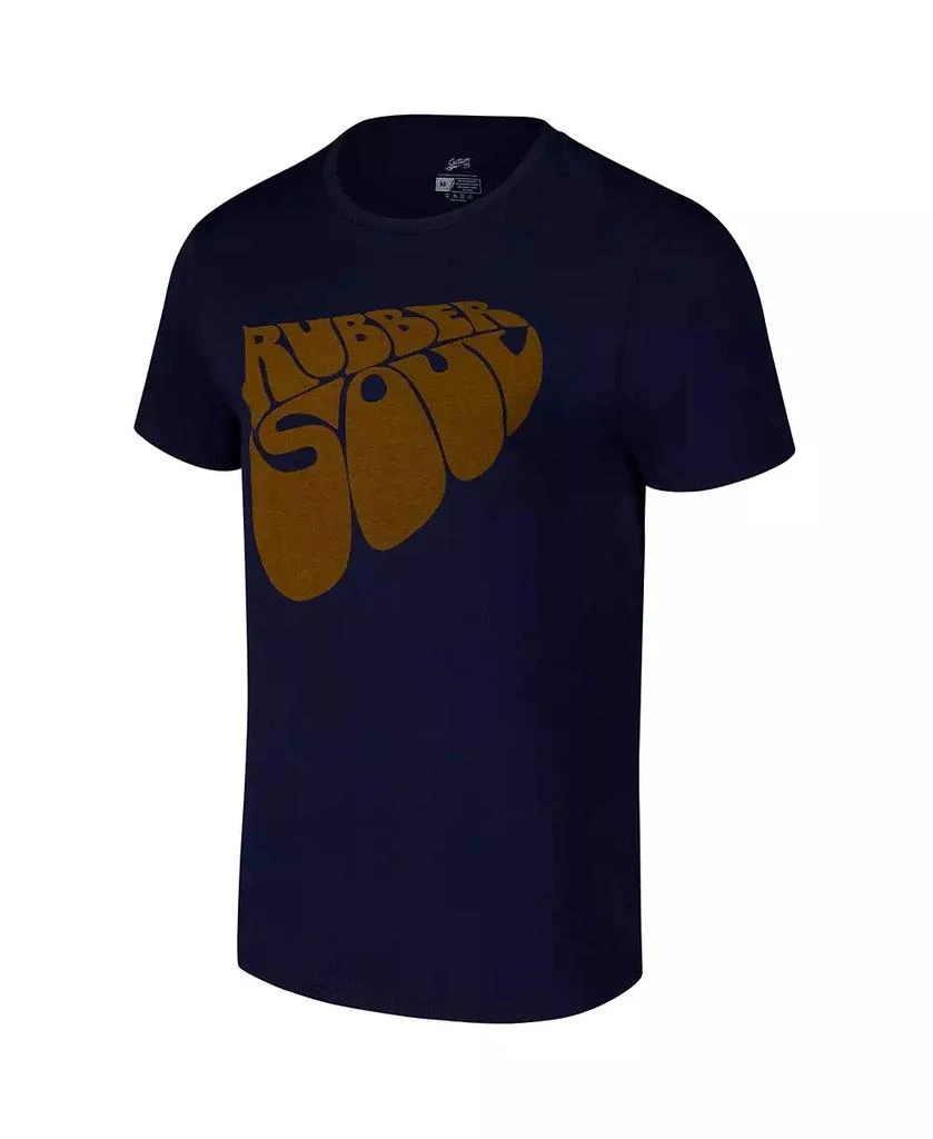 Section 119 Men's and Women's Navy The Beatles Rubber Soul Eco Tri-Blend T-Shirt 2
