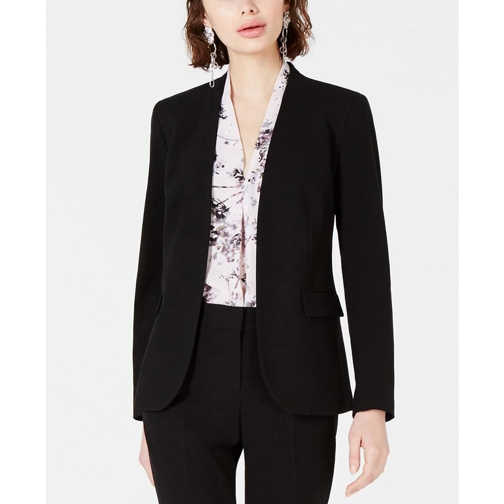 Bar III Women's Collarless Open-Front Blazer, Created for Macy's 3