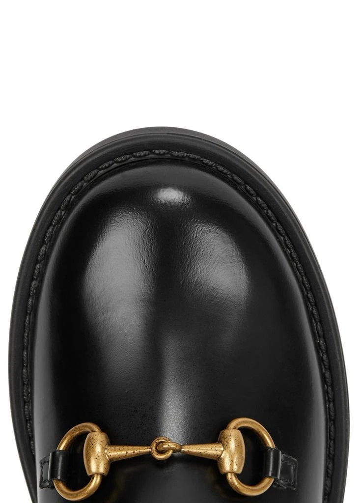 Gucci KIDS Aisha horsebit leather boots (IT27-IT33) 4