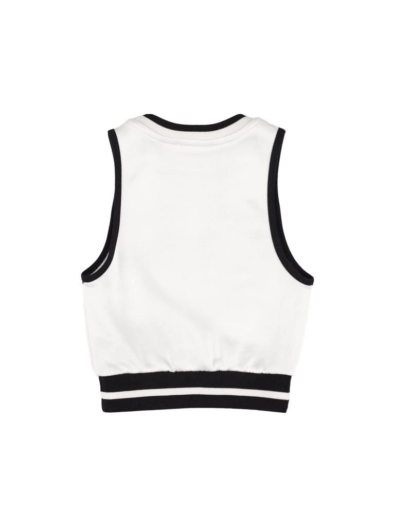 Balmain Recycled Blend Cotton Sweat Top 2