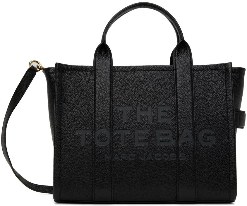 Marc Jacobs Black 'The Leather Medium' Tote 1