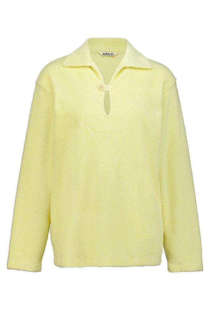 AURALEE Kid Mohair Sheer Knit Shirt Cardigan - Shirts - Compare