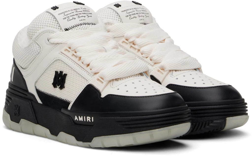 AMIRI Black & White MA-1 Sneakers 4