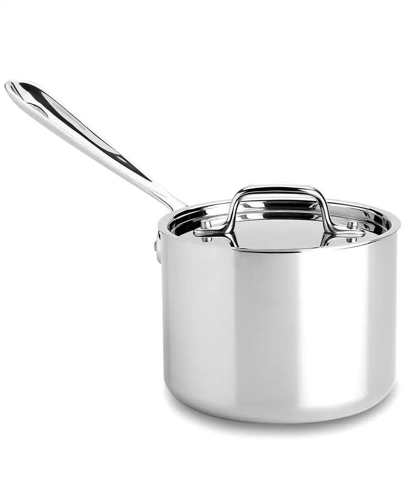 All-Clad Stainless Steel 2 Qt. Covered Saucepan