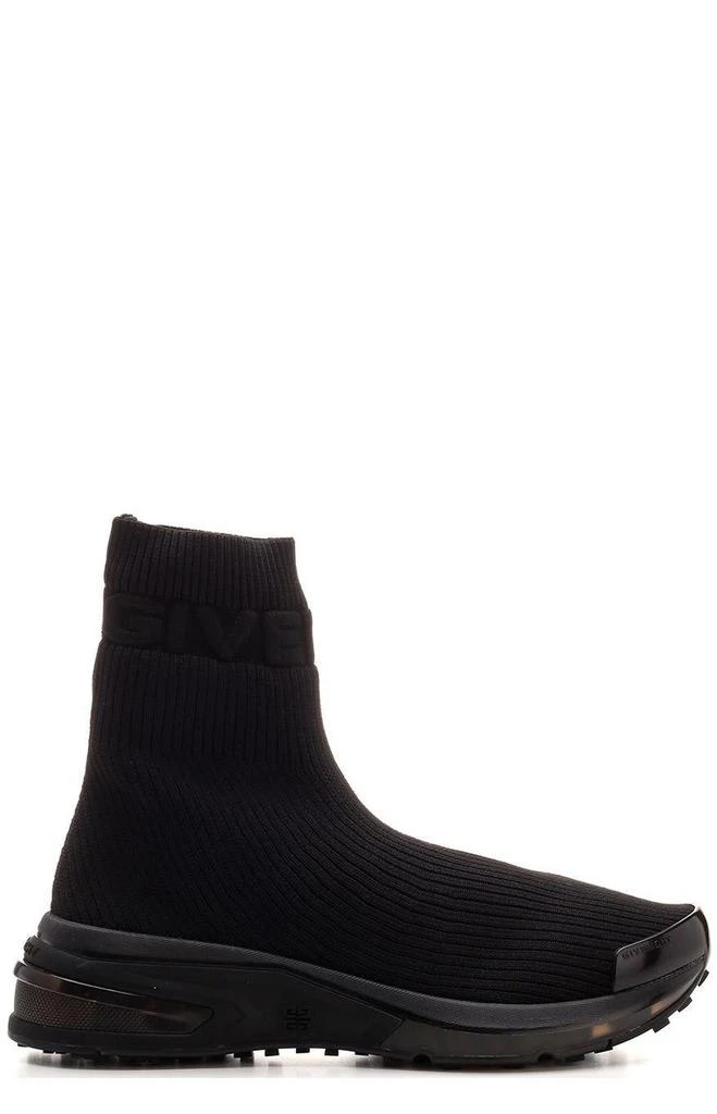 Givenchy Logo Embossed Sock-style Sneakers 1