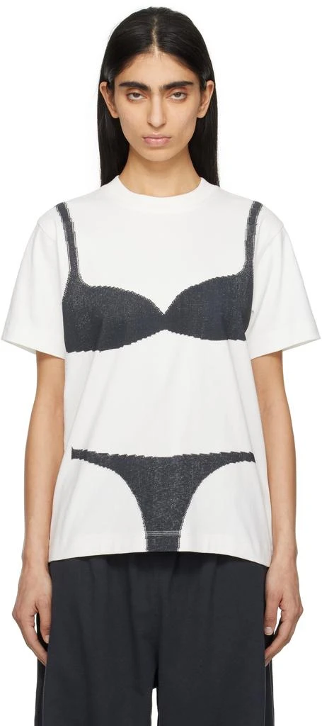 Marc Jacobs White Bra Box T-shirt 1