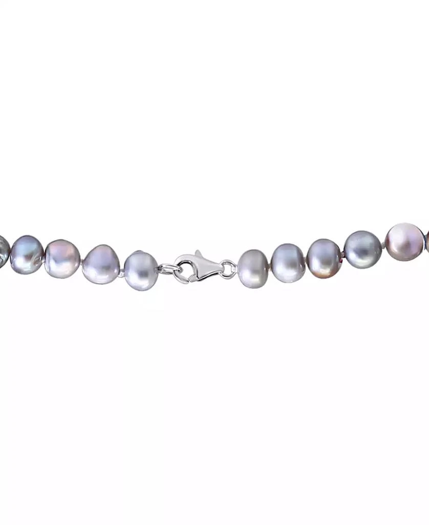 Effy EFFY® White Cultured Freshwater Pearl (7 mm) 18" Statement Necklace (Also in Gray, Pink, & Multicolor Cultured Freshwater Pearl) 2