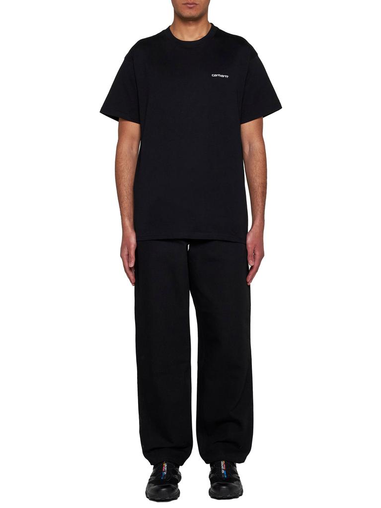 Carhartt WIP CARHARTT WIP | Black S/S Script Embroidery T-shirt | Man | S