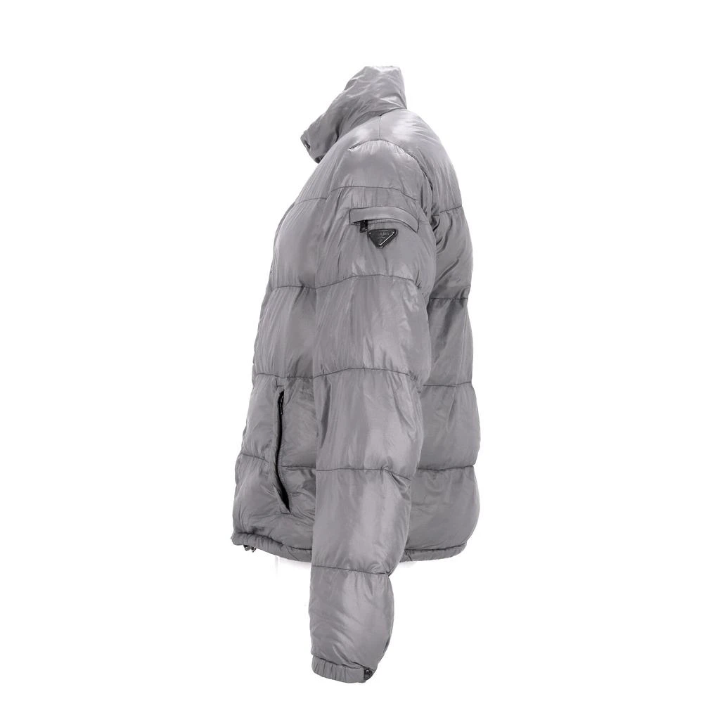 Prada Puffer Jacket in Grey Nylon 4