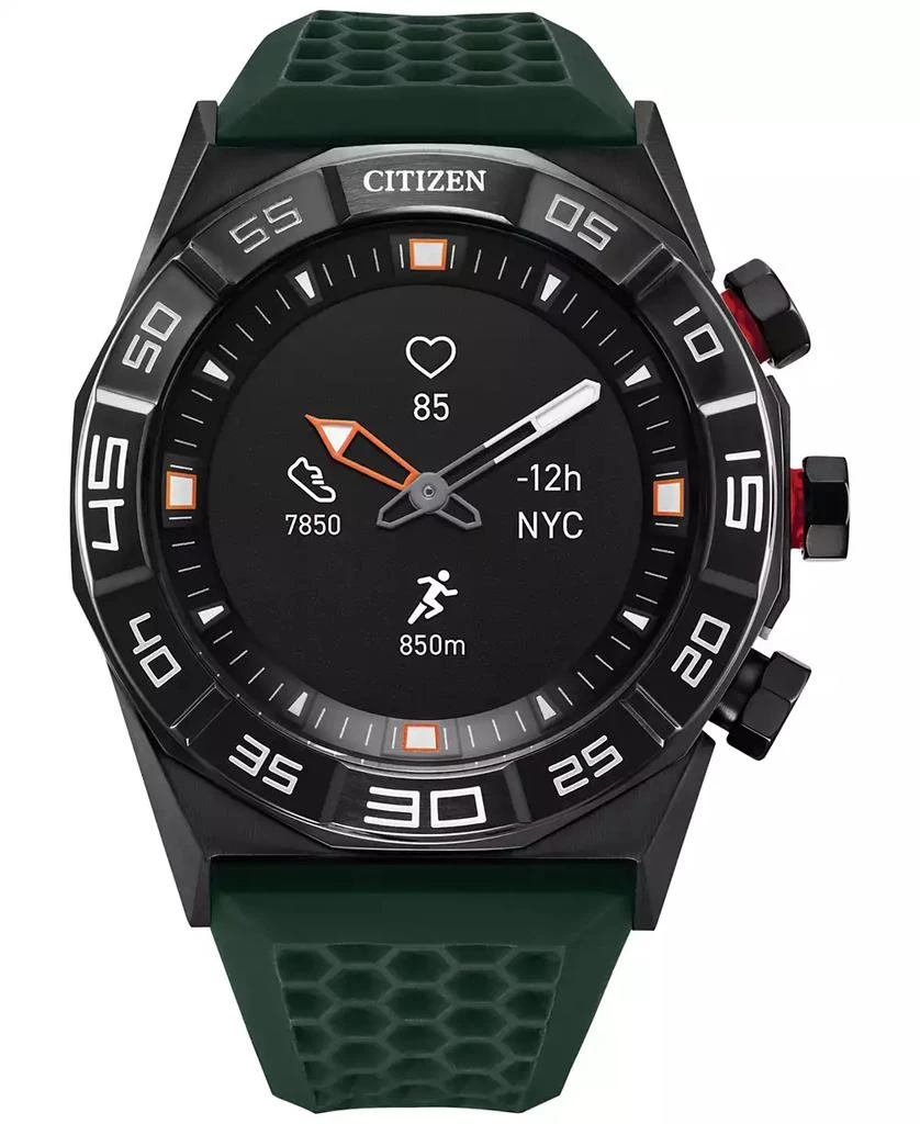 Citizen Men's CZ Smart Hybrid HR Green Strap Smart Watch 44mm 1