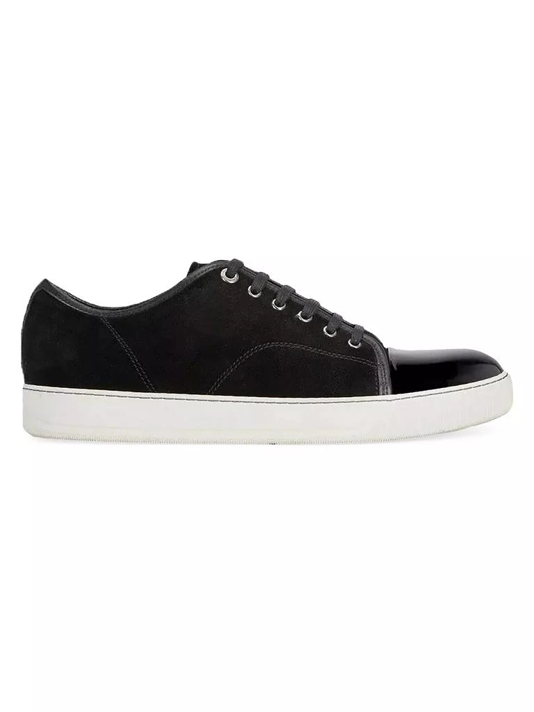 Lanvin DBB1 Suede and Patent Leather Sneakers 1