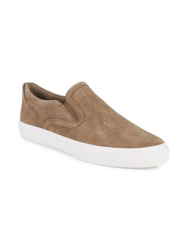 Vince Fairfax Suede Slip On Sneakers 2
