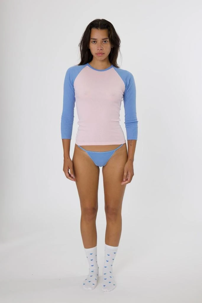 Los Angeles Apparel 43053 - Baby Rib Long Sleeve Raglan 19
