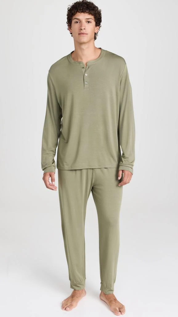 Eberjey Henry Modal Long Sleeve PJ Set 6