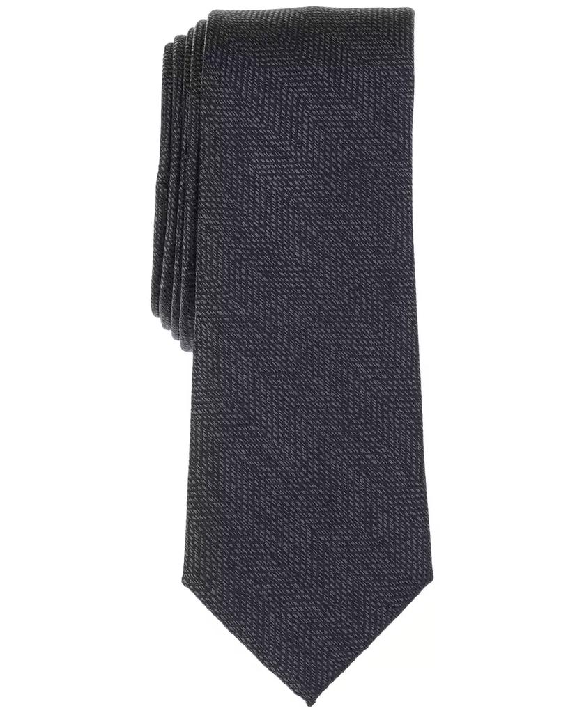 Bar III Men's Melange Chevron Solid Tie, Exclusively at Macy's