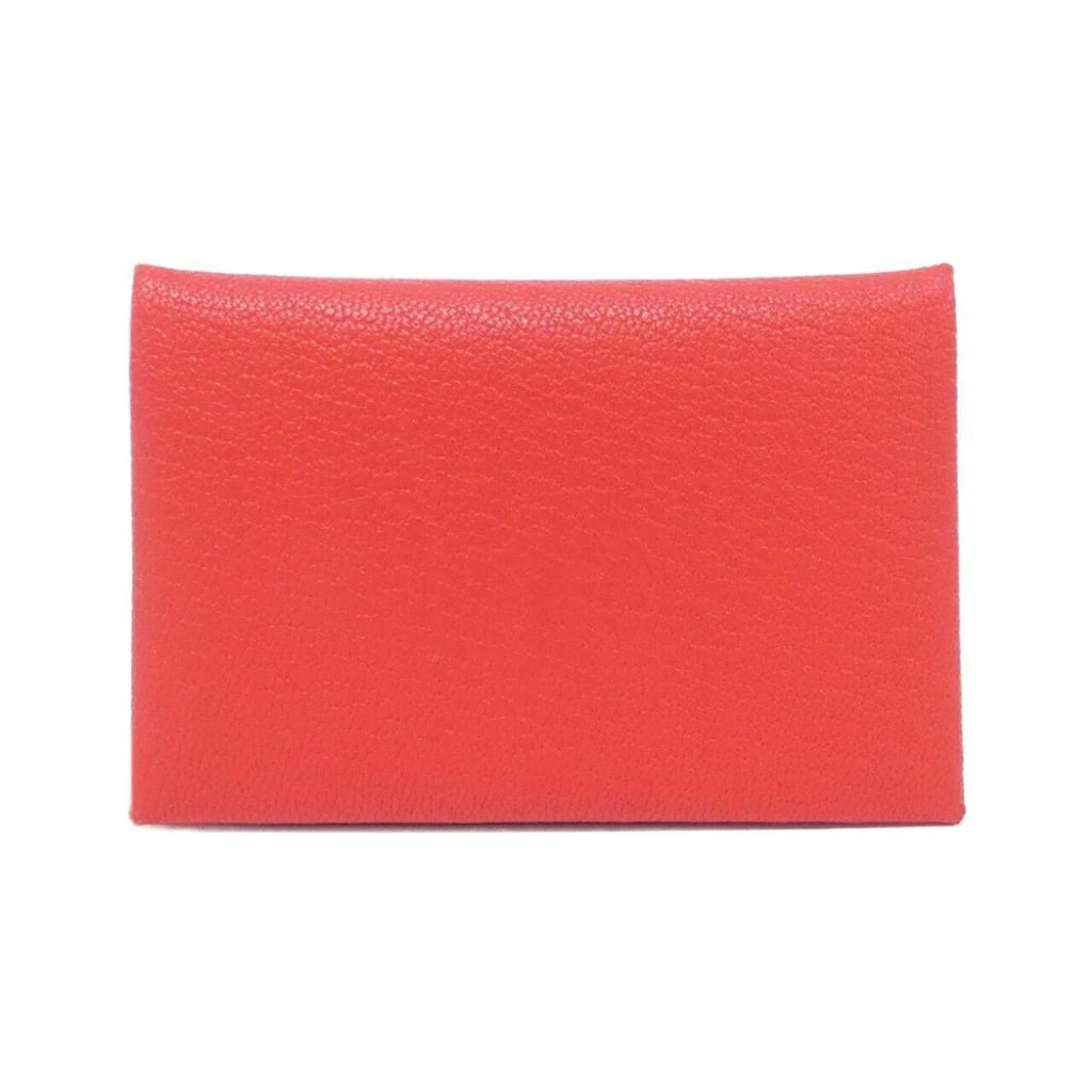 Hermes Chevre Leather Card Case (Pre-Owned)