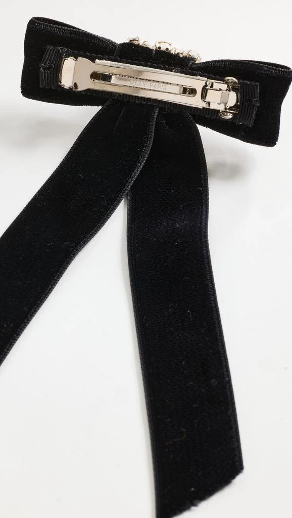 Jennifer Behr Kinley Velvet Bow Barrette 4