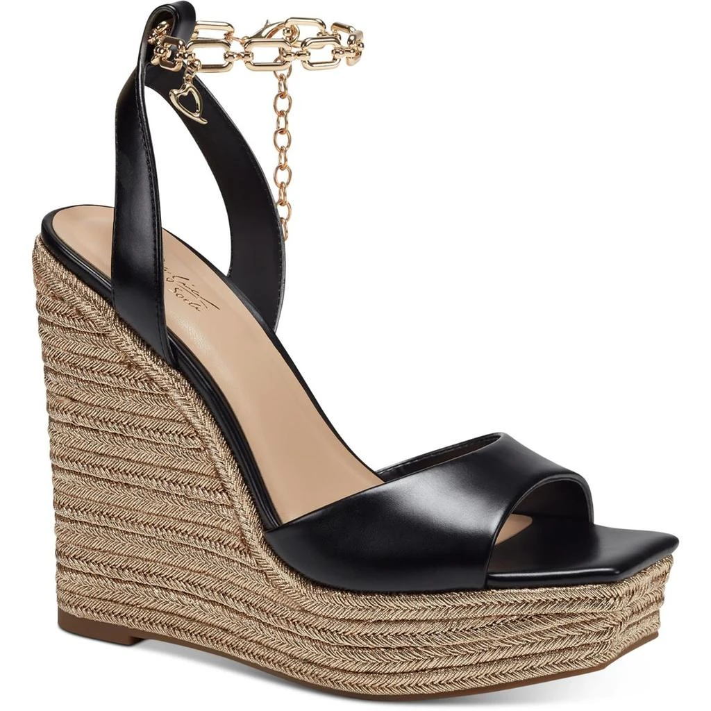 Thalia Sodi Caden Womens Chain Wedge Espadrilles 1