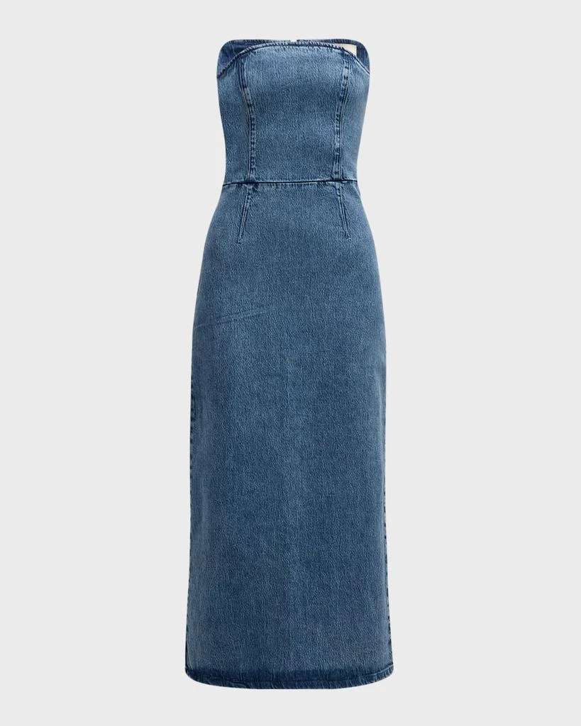 Triarchy Frenchie Strapless Denim Tube Dress 1