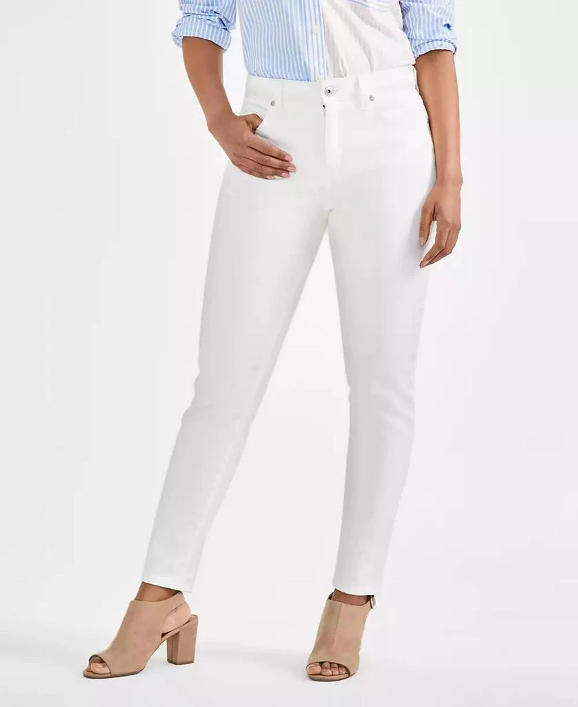 Style & Co Petite Mid-Rise Curvy Skinny Jeans, Created for Macy's 1