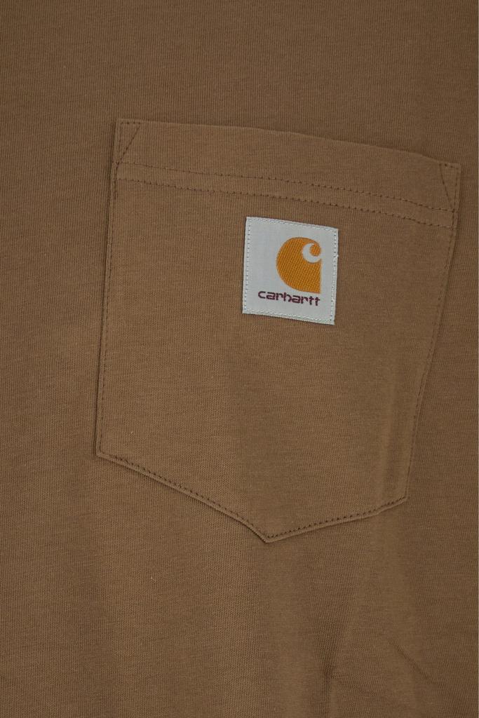 Carhartt WIP Brown cotton S/S Pocket T-shirt