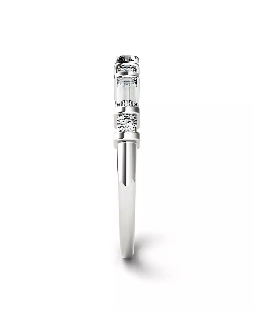 Charles & Colvard Moissanite Baguette Wedding Band 1/2 ct. t.w. Diamond Equivalent in 14k White Gold 5
