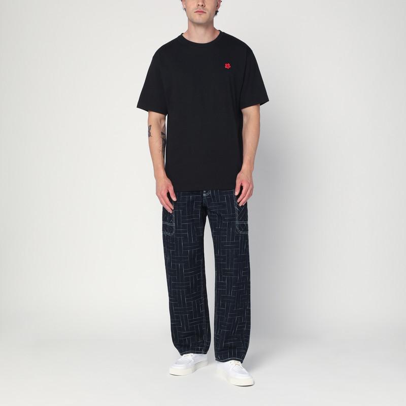 Kenzo Black crew neck T-shirt in cotton