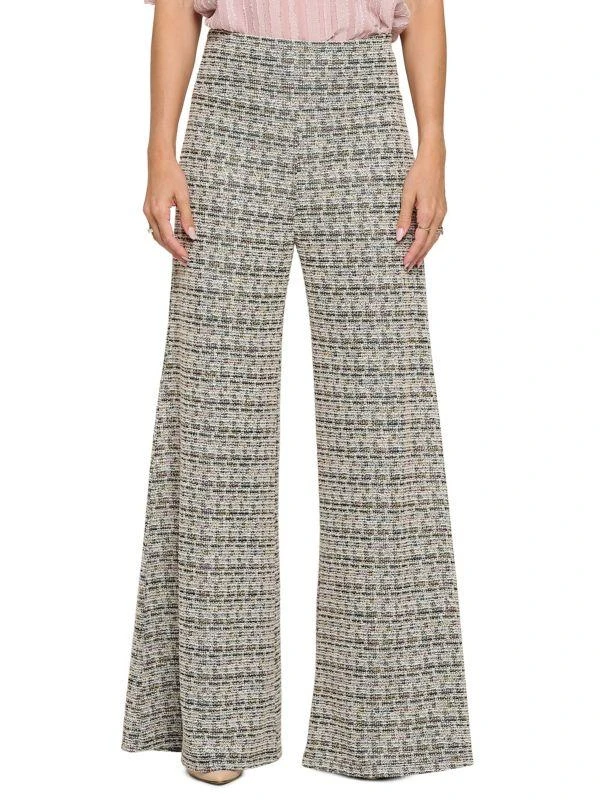 Renee C. Tweed Wide Leg Pants 1