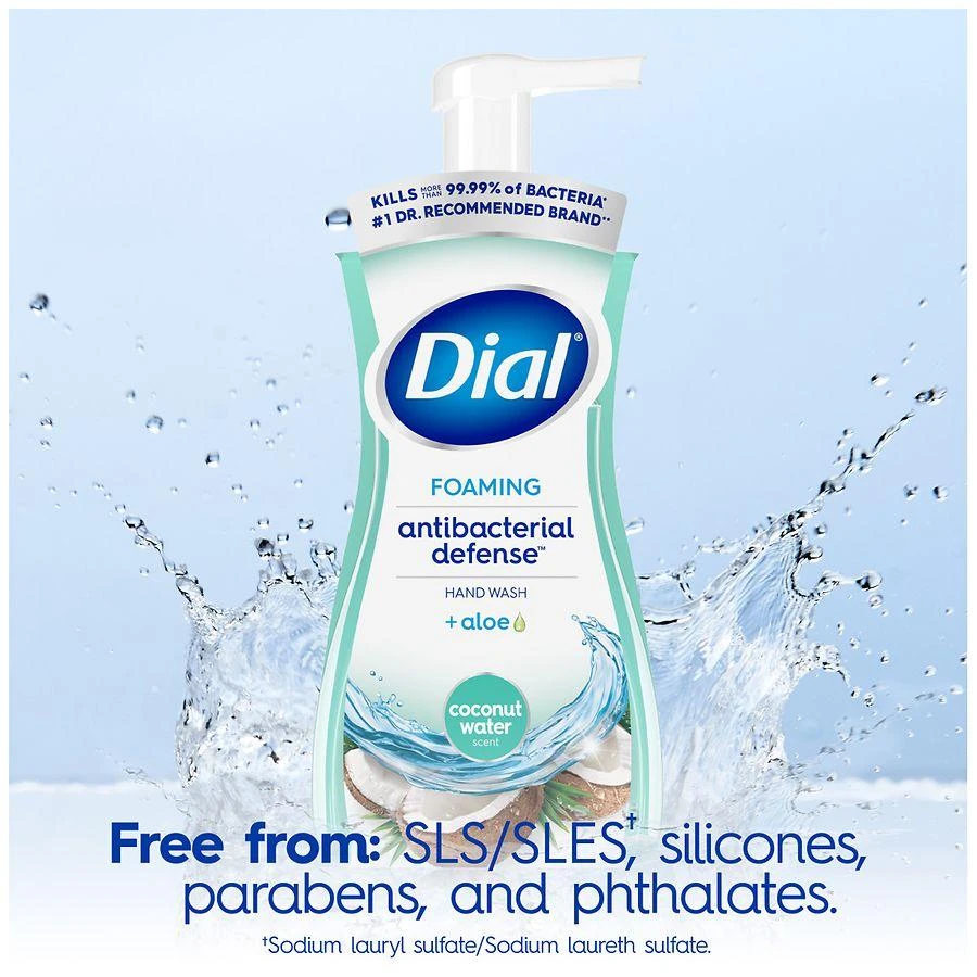 Dial Anti-Bacterial Defense, Foaming Hand Wash + Aloe Coconut Water 5