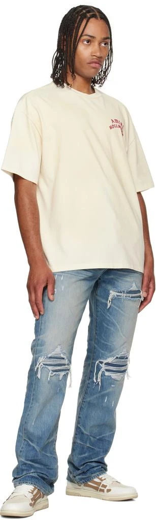 AMIRI White & Tan Skel Top Low Sneakers 5