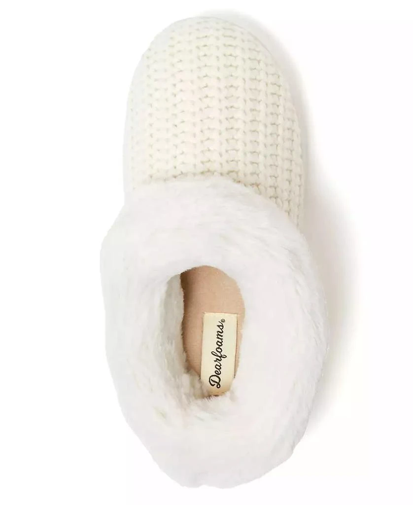 Dear Foams Women's Hannah Festive Knit Clog Slippers 4