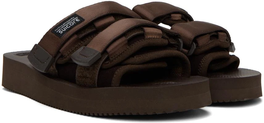 SUICOKE Brown Moto-VS Sandals 4