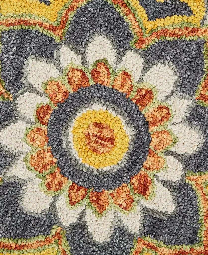 LR Home CLOSEOUT! Radiance RDC54078 6' x 6' Round Area Rug 2