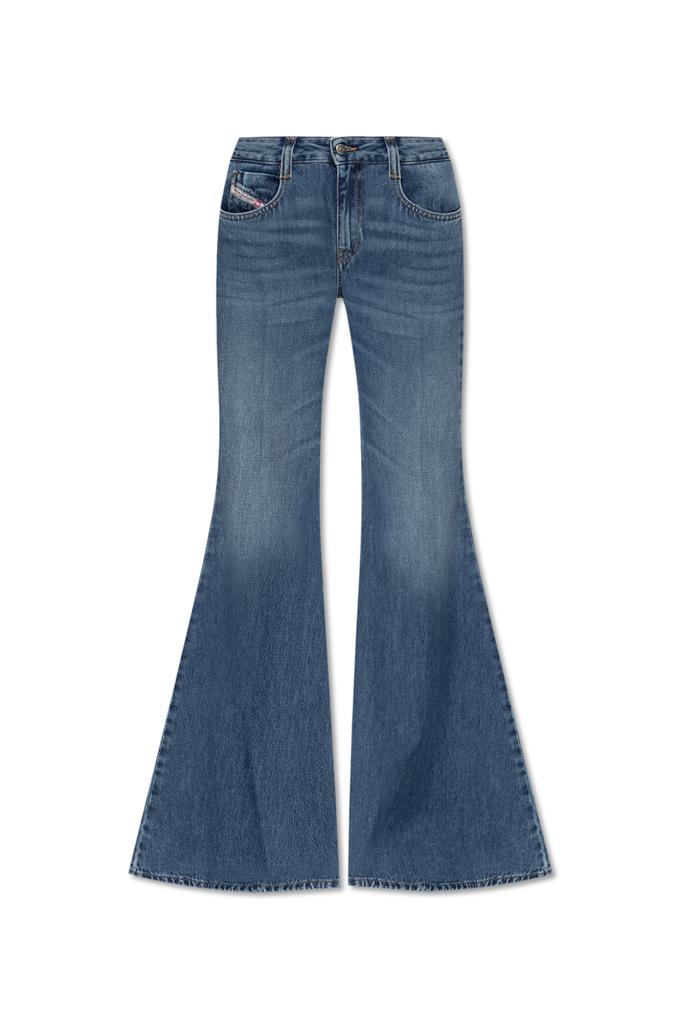 DIESEL 24年モデル D-SIRE 09J86 Women's Relaxed Jeans | Medium blue | Diesel 1996 D-Sire