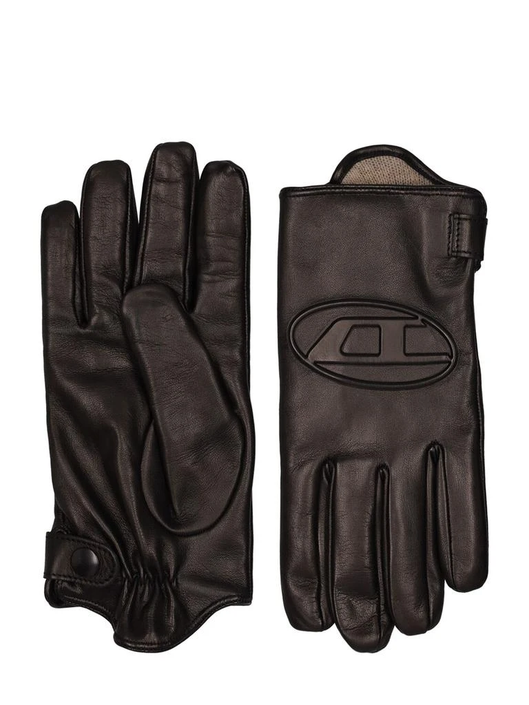 Diesel Oval-d Soft Napa Leather Gloves 1