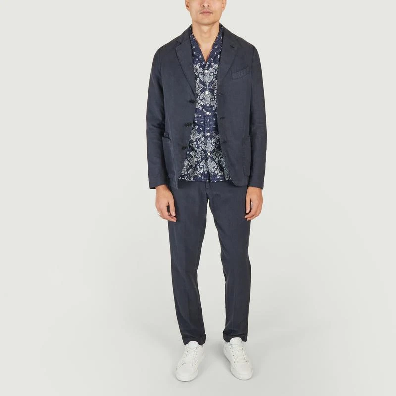 Officine Générale Armie Jacket Navy Blue OFFICINE GÉNÉRALE 4