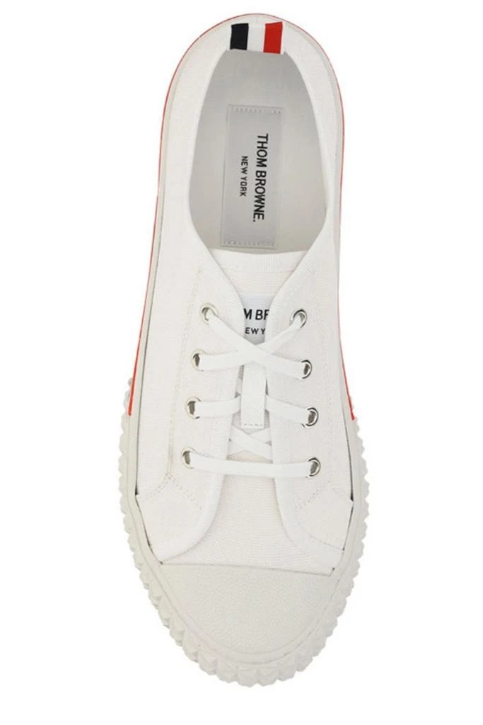 Thom Browne Thom Browne Stripe Trimmed Low-Top Sneakers 4