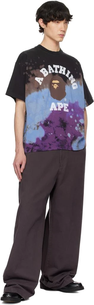 Bape Multicolor Tie Dye College Relaxed Fit T-shirt 4