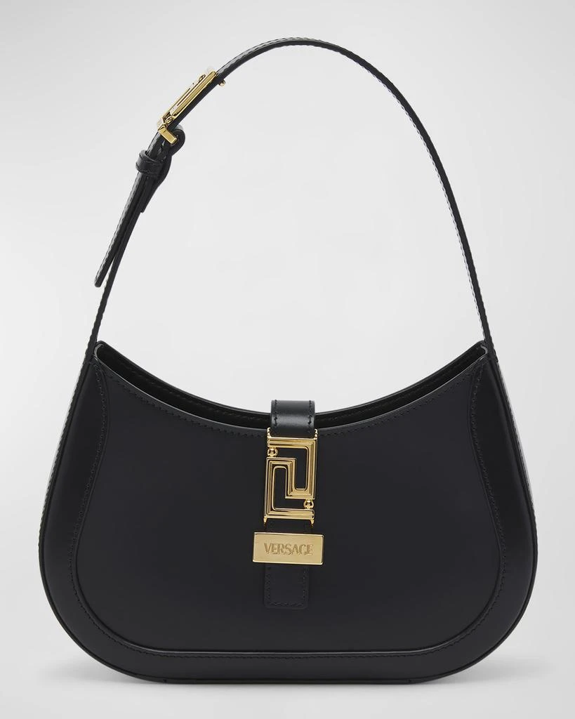 Versace Greca Small Leather Hobo Bag 1