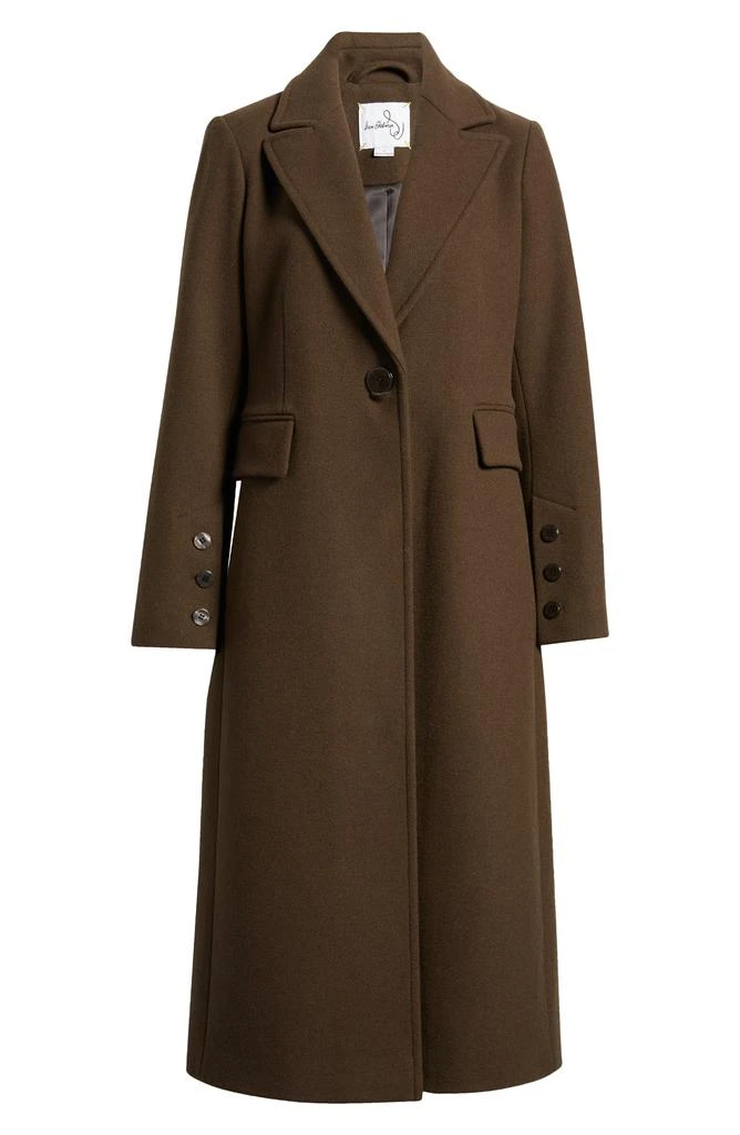 Sam Edelman Single Breasted Wool Blend Reefer Coat 6