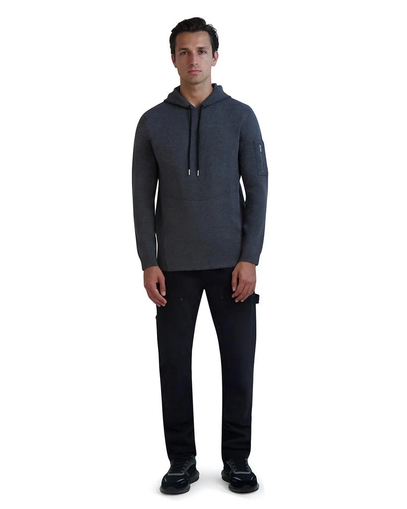 Karl Lagerfeld Paris ZIPPER SLEEVE SWEATER HOODIE 5
