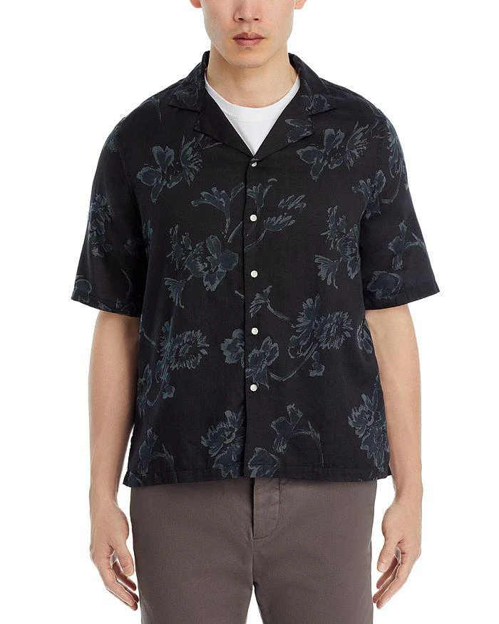 Officine Générale Short Sleeve Floral Shirt  3