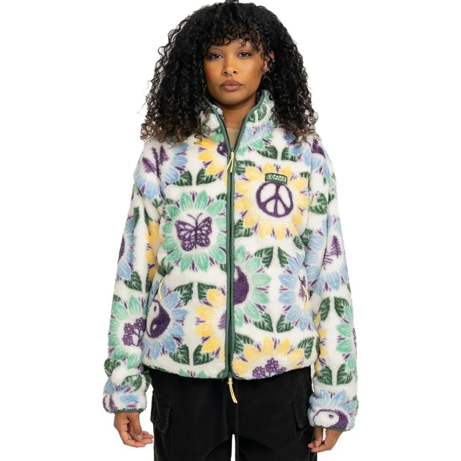 Shop Nature In Bloom Faux Shearling Jacket - Women's on Sale at ...