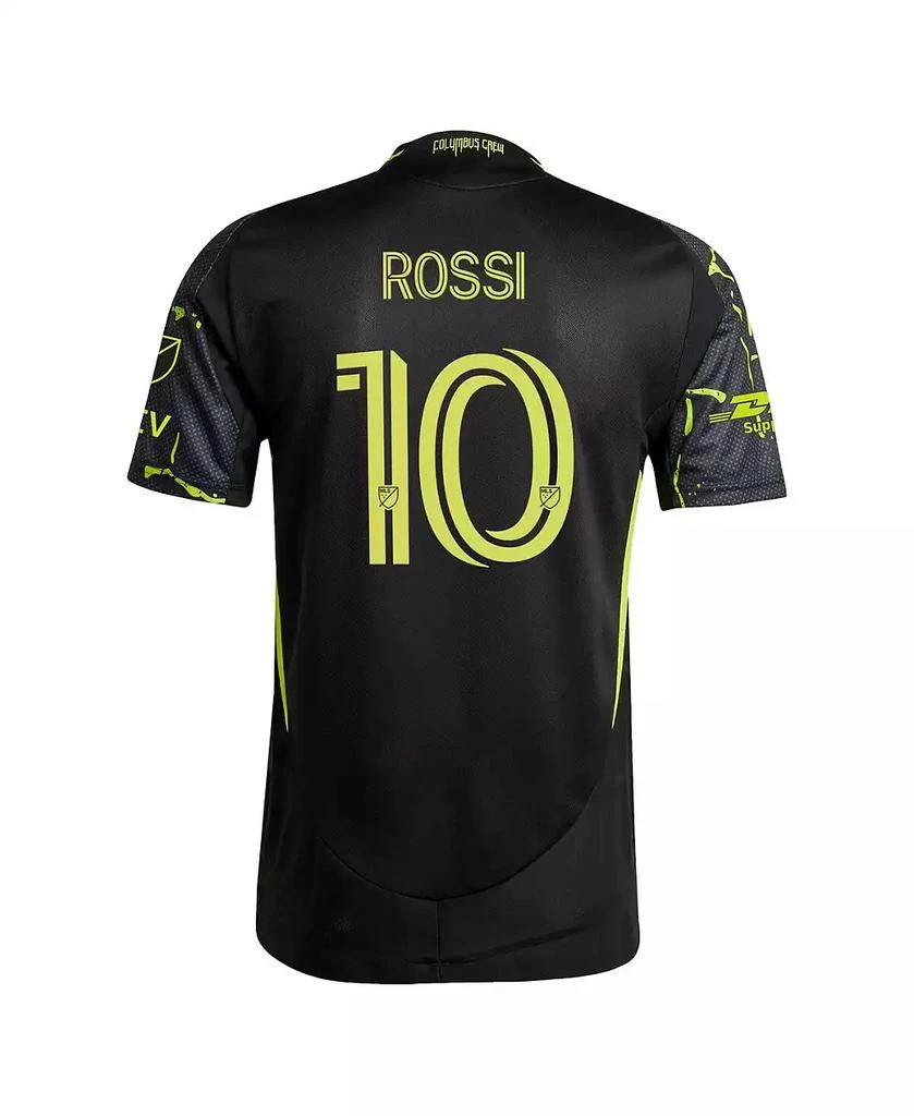 Adidas Men
s Diego Rossi Black Columbus Crew 2025 The Goosebumps Kit Authentic Player Jersey 2