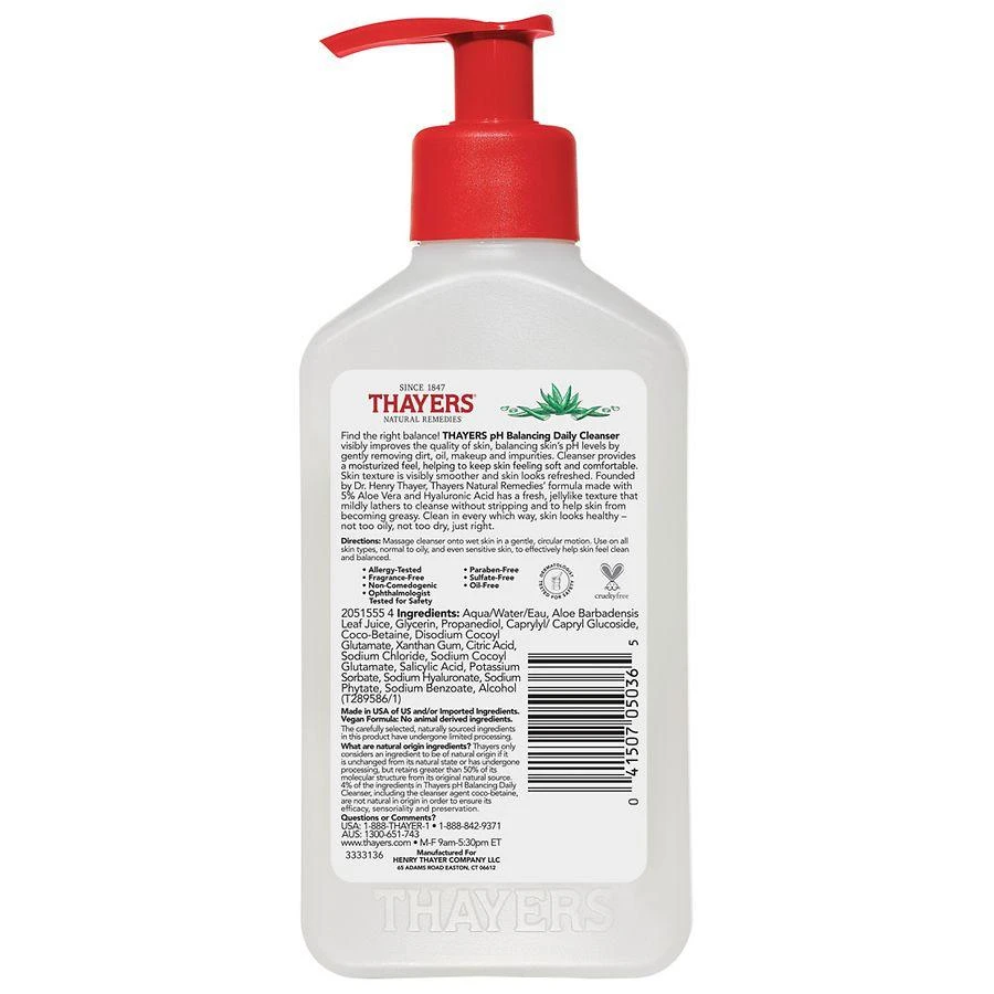 Thayers pH Balancing Daily Cleanser 7